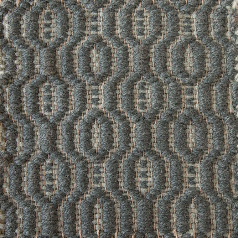 <p>Soft Dual Diamond Twill, main blue CH3424, inside light blue CH4400 on the natural yarn</p>