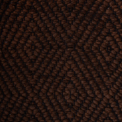 <p>Big Diamond Twill, dark brown 0487 on the black yarn</p>
