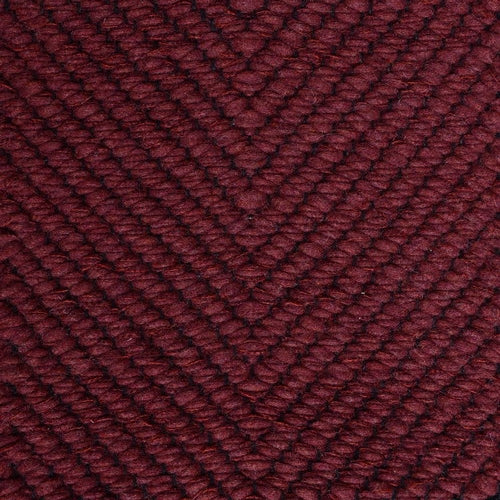<p>Vertical Herringbone, wine 0488 on the black yarn</p>