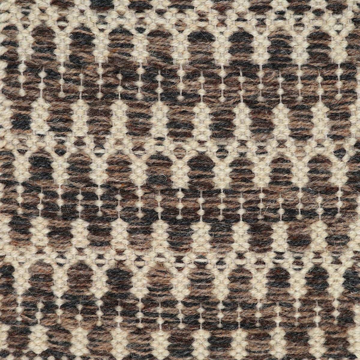 <p>Folk Zig Zag, main brown 02 (x2)., 17, 05, inside cream mix 6023, 07 on the natural yarn</p>