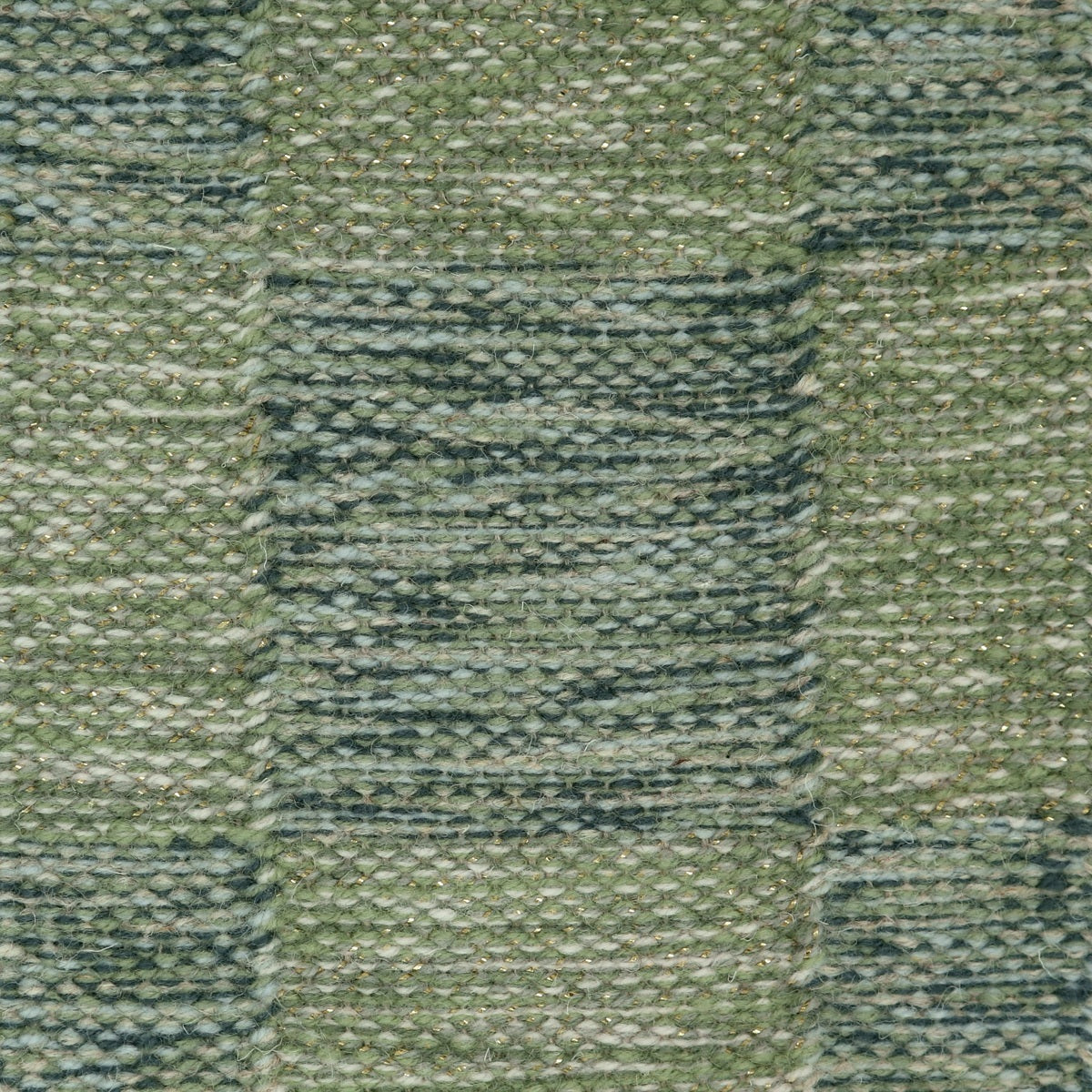 <p>Single Weave Chequered, 1 sq - green mix 1023, 1025, 4015, 1009 with gold, 2 sq - mix 12, 262, CH054, CH016 on the natural yarn</p>