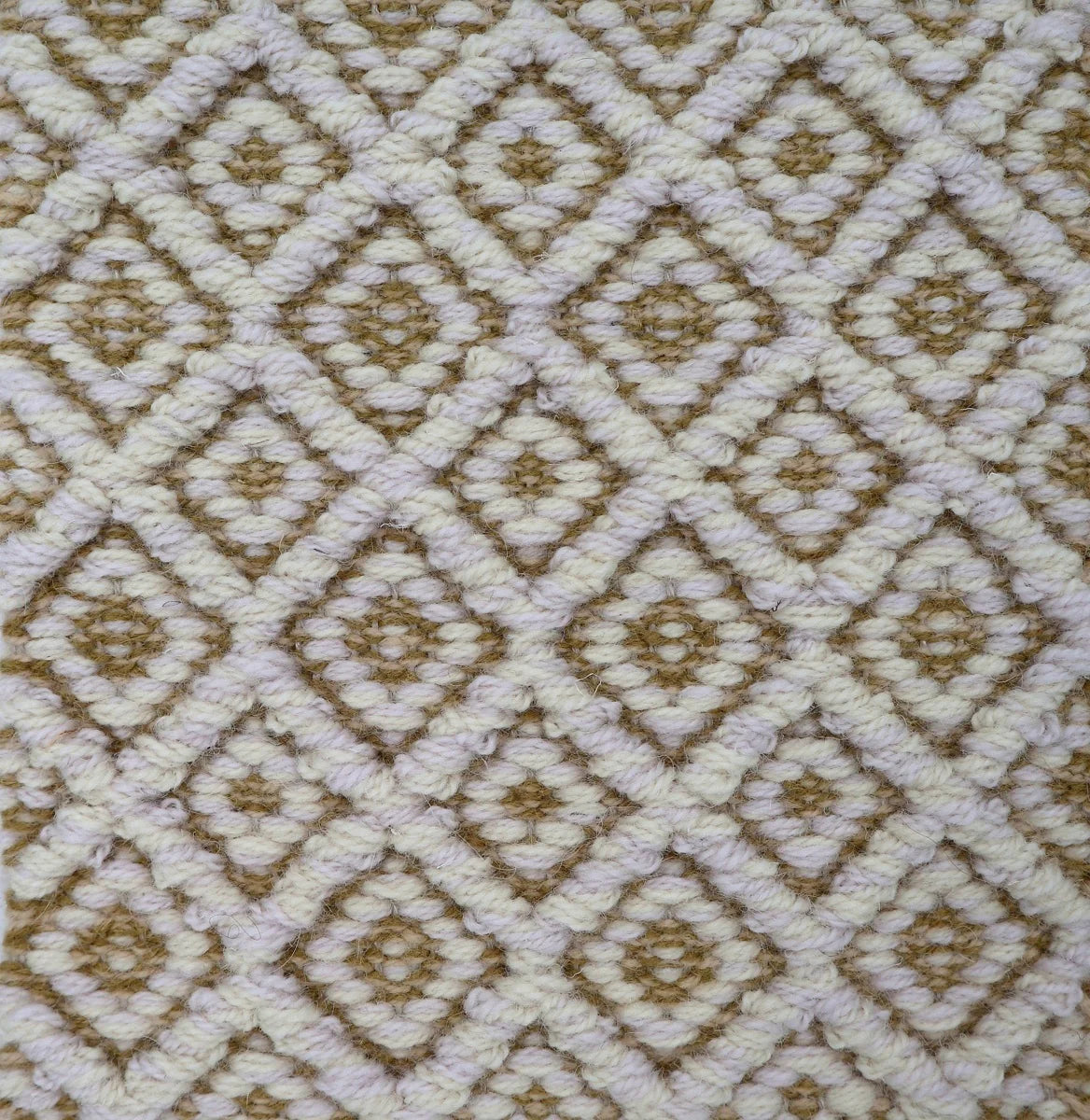 Small Dual Diamond Bouclé - Ochre