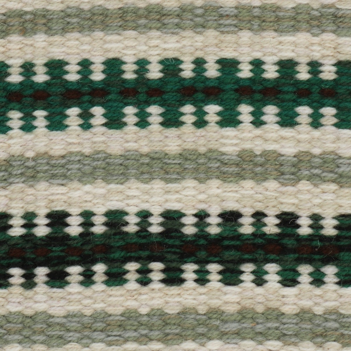 <p>Bespoke Strings Striped Irregular,   A 1. - pattern - 4007, 4011, CH7878,  A 2. - pattern - 4008, 4011, 4007,  B. - dots - CH4225,  C. - base - 8214, 1023, 06, CH044,  D. - stripe - CH016, 4012, CH033, 4015  on the natural yarn</p>