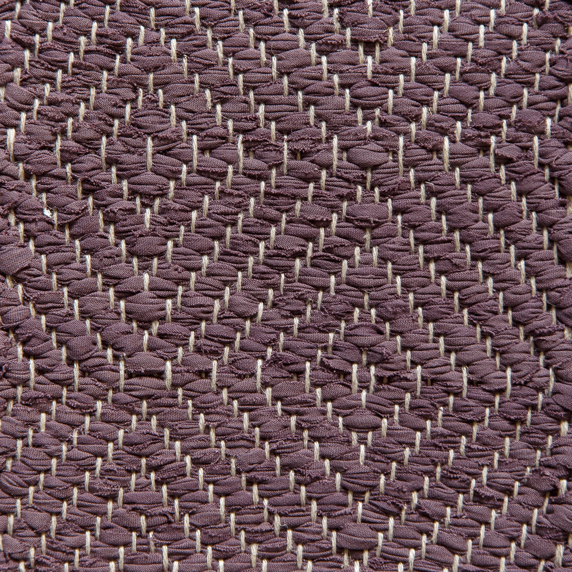<p>Big Diamond Twill, purple mix 3350, 3350/1 on the natural yarn</p>