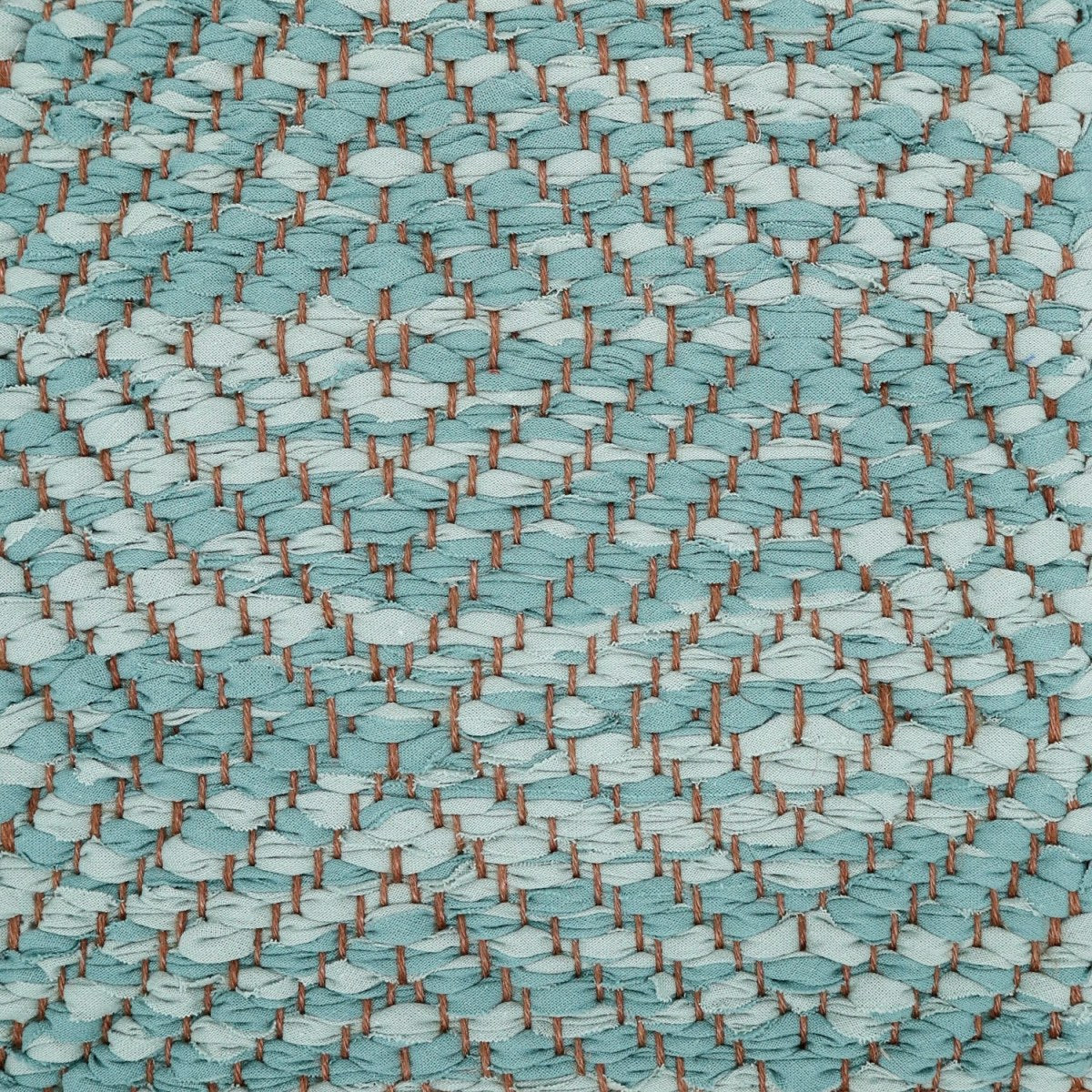 <p>Big Diamond Twill, turquoise mix 411, 433 on the brown yarn</p>