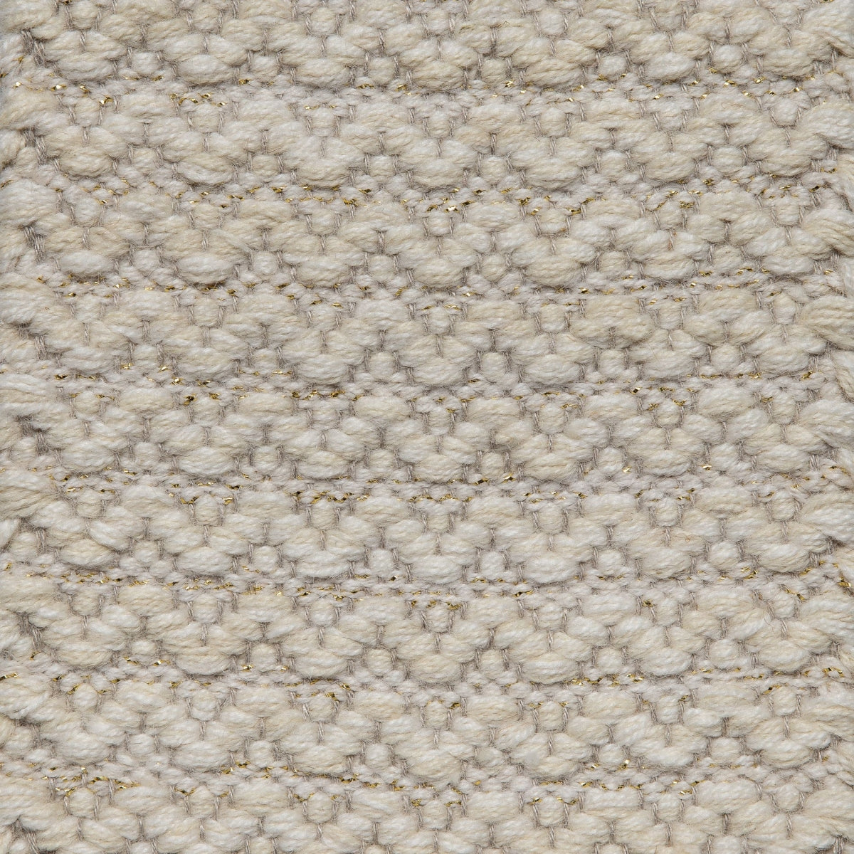 <p>Carpathian Metallica Twisted Waves, main white mix CH044, 6023,  inside white 1023, 1023 with gold metallic effect on the natural yarn</p>
