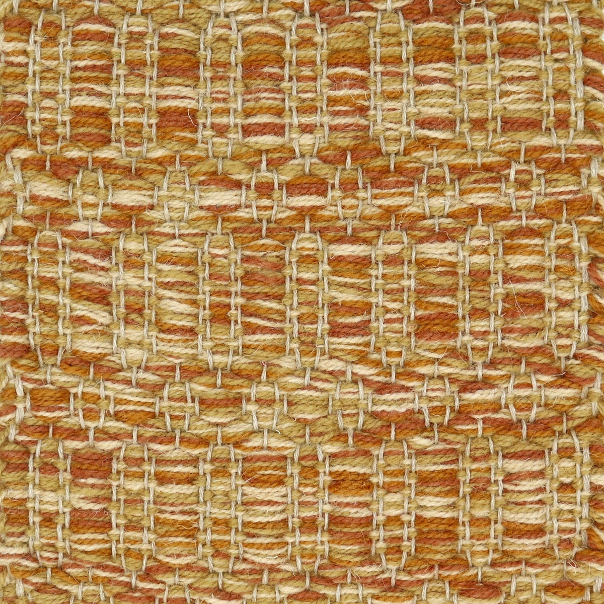 <p>Columns, golden olive mix 6004, CH018, 6008, 19 on the natural yarn</p>