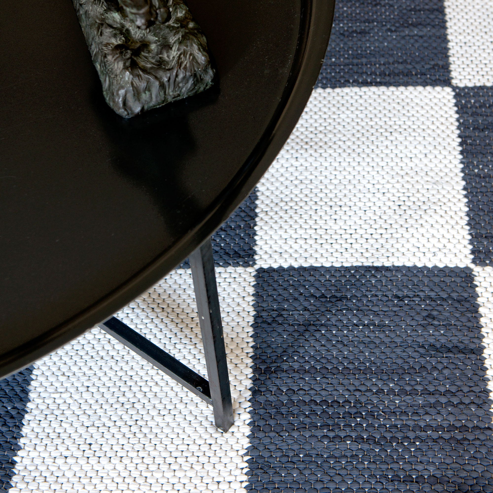 Chequered – Grey and White