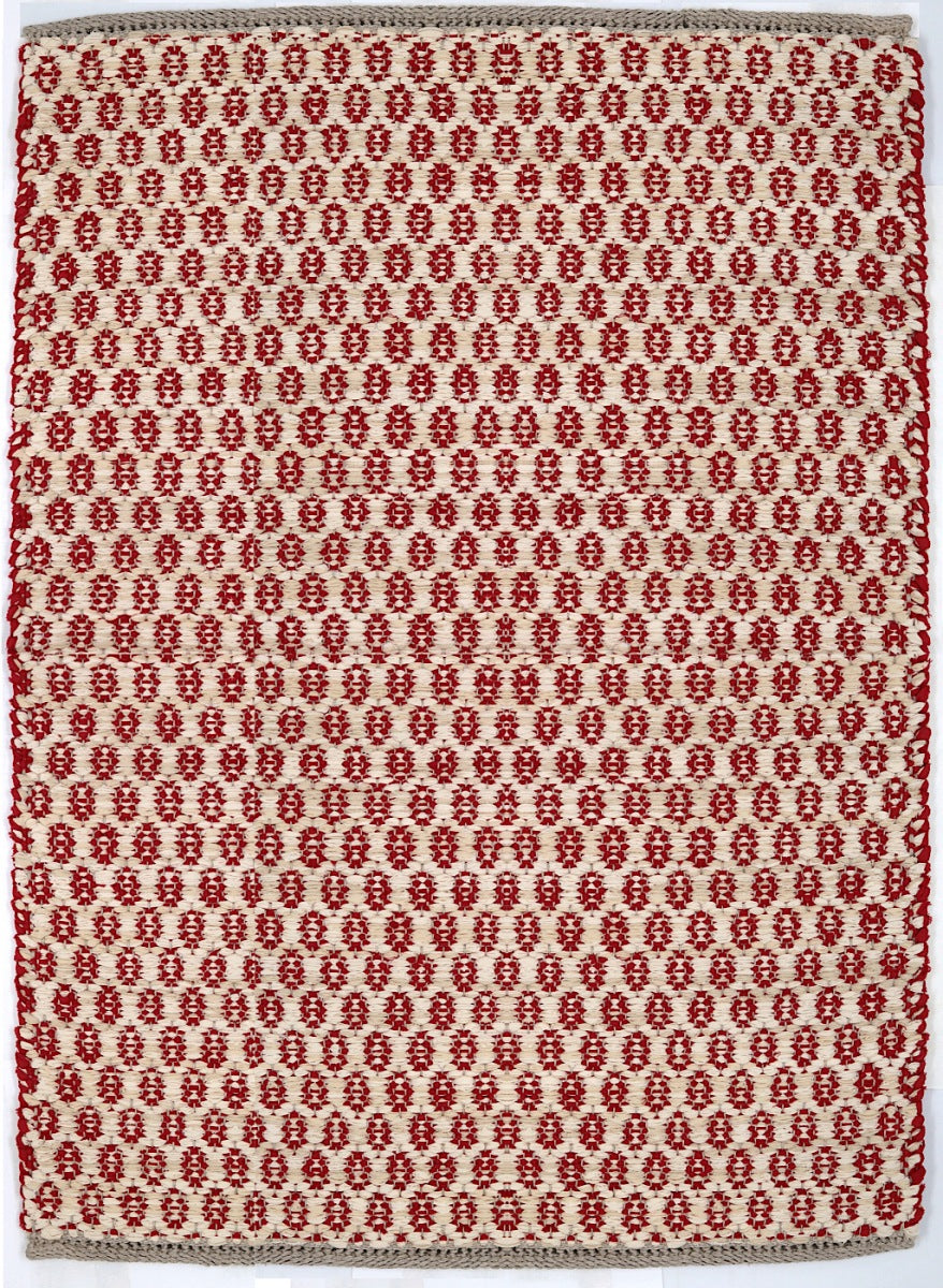 Honeycombs – Off White and Red
