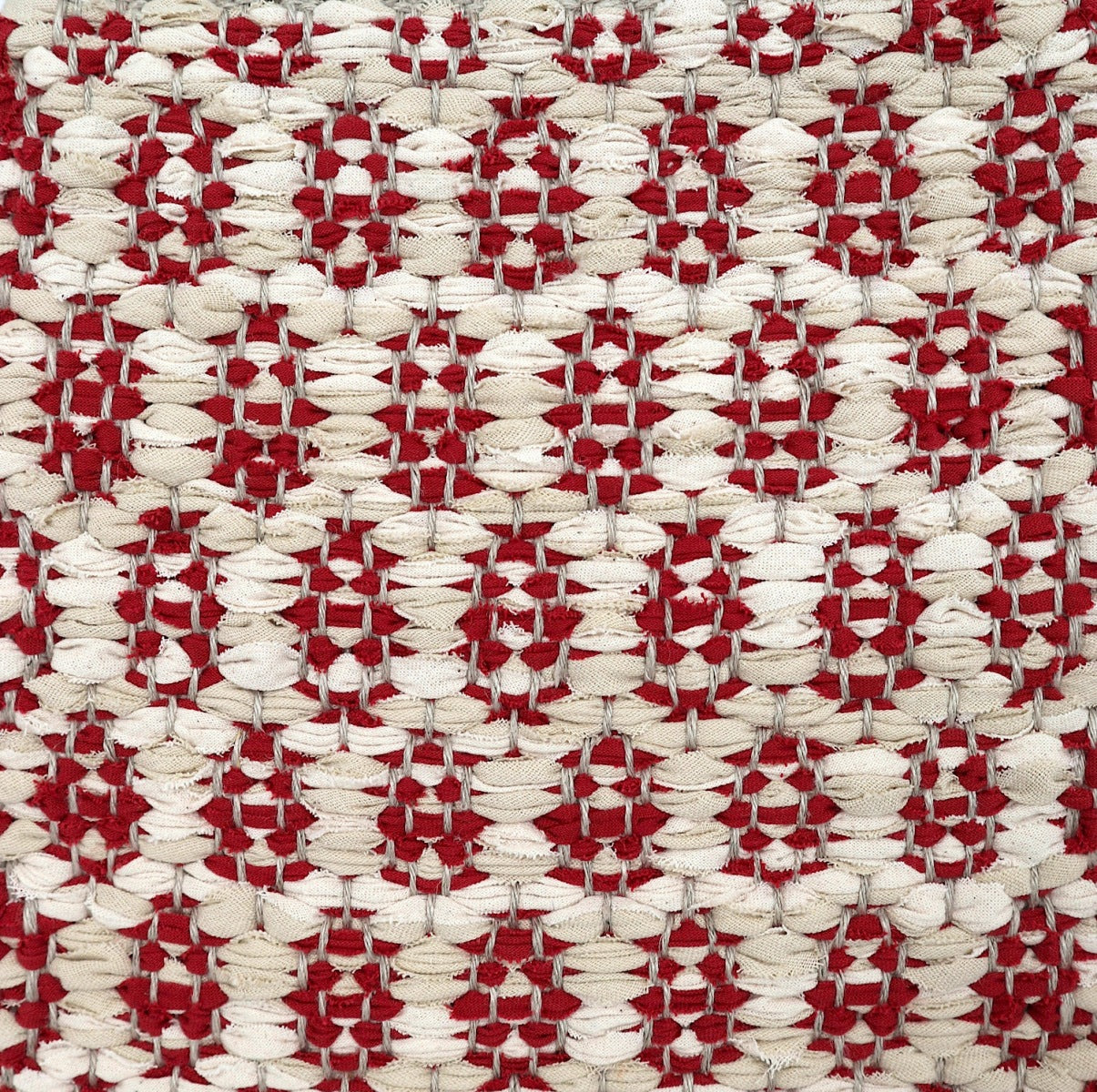 Honeycombs – Off White and Red