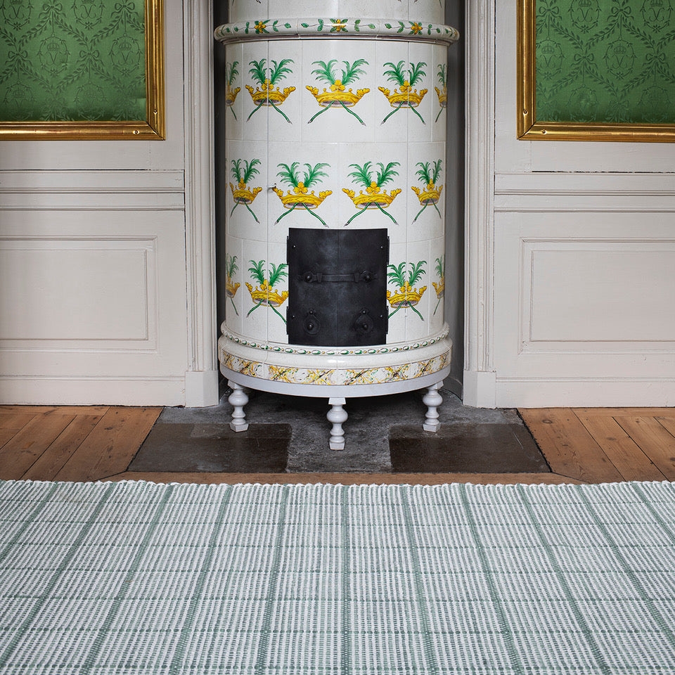 Mini Chequered – Green and White