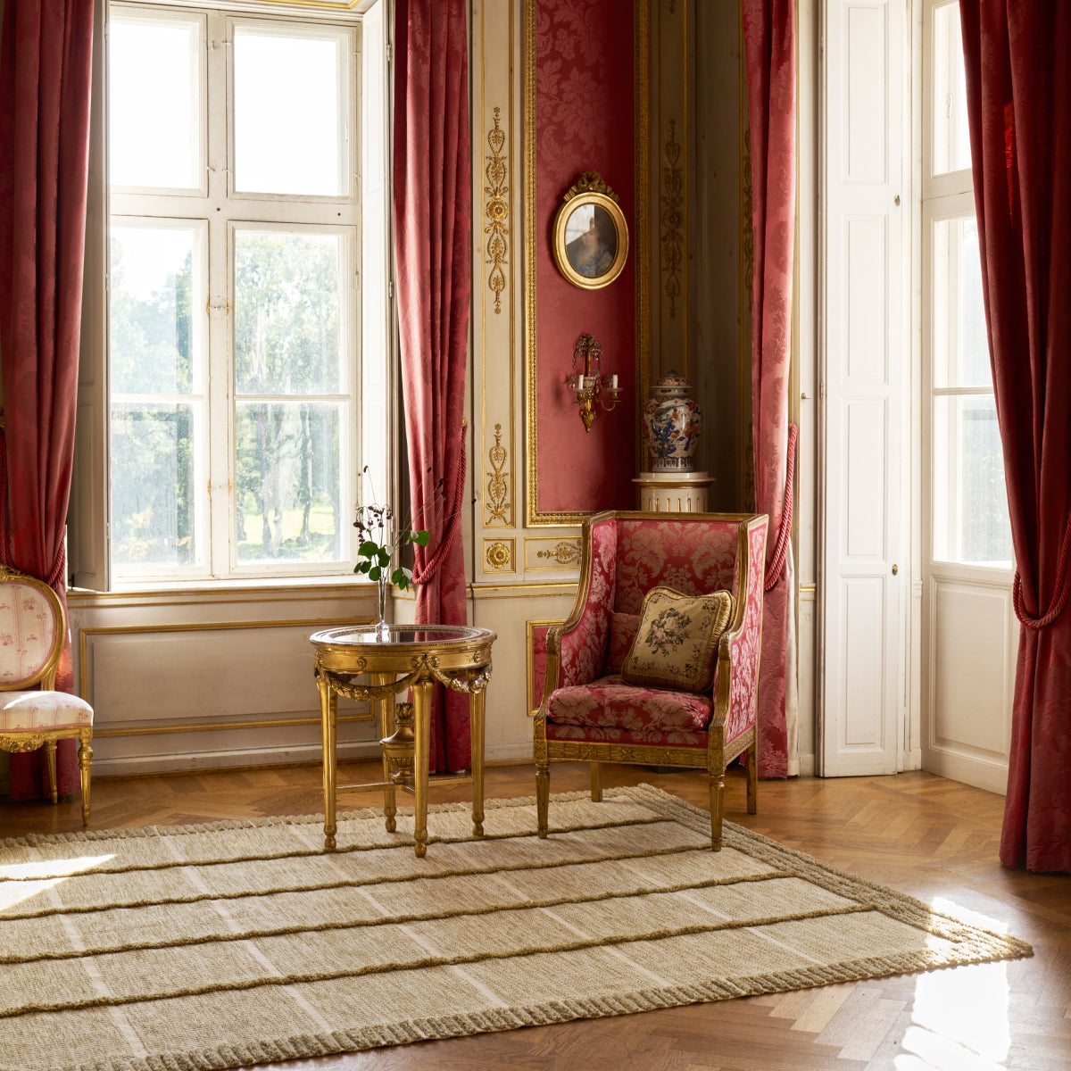 Velvet Check – Gold