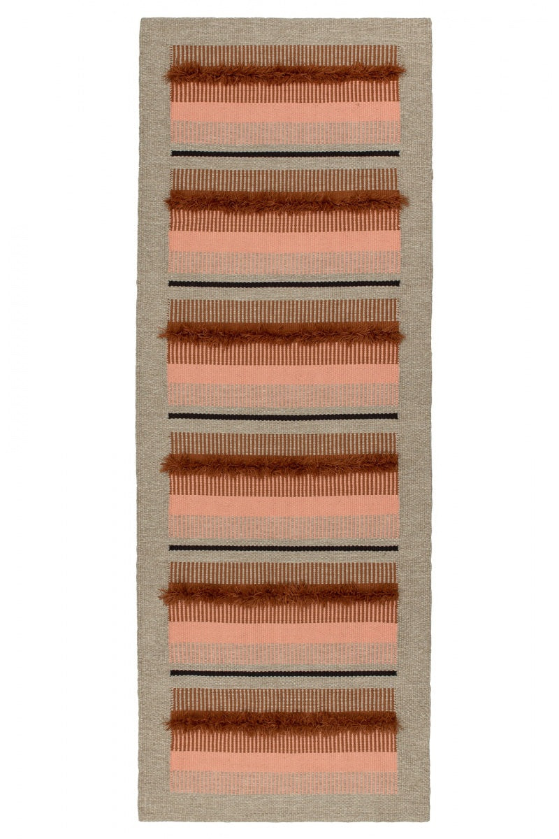 Tangled – Light Grey, Pink and Terracotta