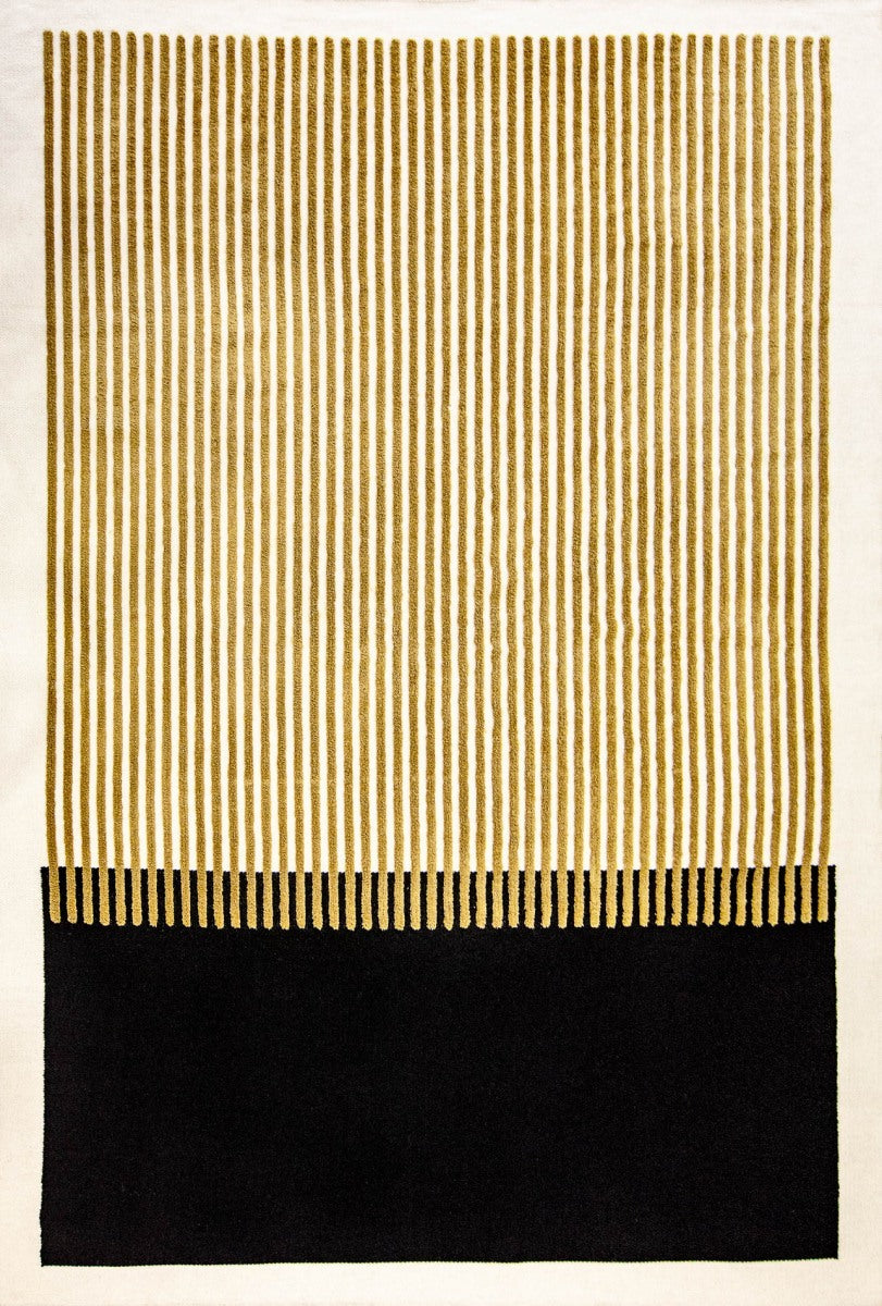 Horizon – White, Black and Mustard