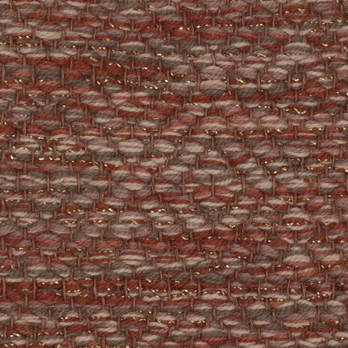 <p>Diamond Twill, Alt  B + GOLD Lurex, main brown mix 6002 (x2), 6002 + Gold lurex (x1), 6008, 6013, 6017, 6026 on the brown yarn</p>
