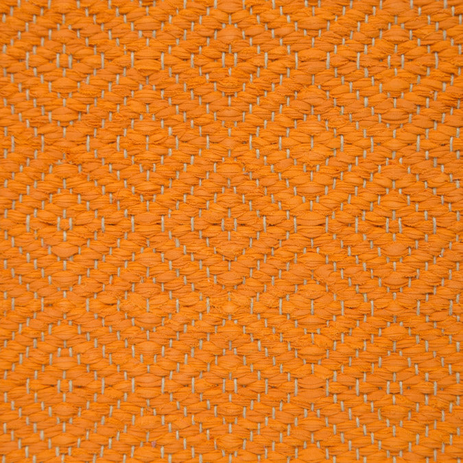 Diamond Twill, orange mix 260, 262; yarn - natural <a href="/wp/wp-content/gallery/downloads-fun/Fan_012_mini-Diamond-Twill-orange-mix-260-262-yarn-natural.-rug.jpg">Click to large</a>