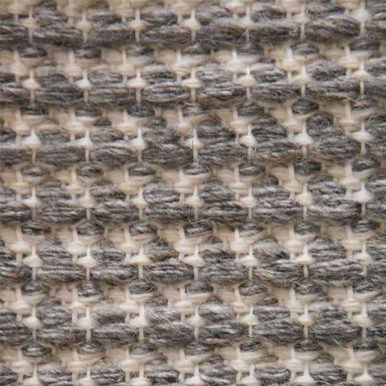 <p>Dog Tooth, main grey 04, inside white 06 on the white yarn</p>