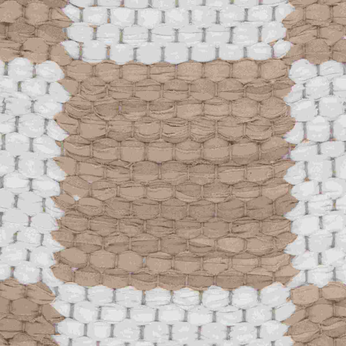 <p>Double Weave Chequered, sq 1 beiges 203, 215, 216, effect 217, sq 2 creams 101, 102 on the natural yarn</p>