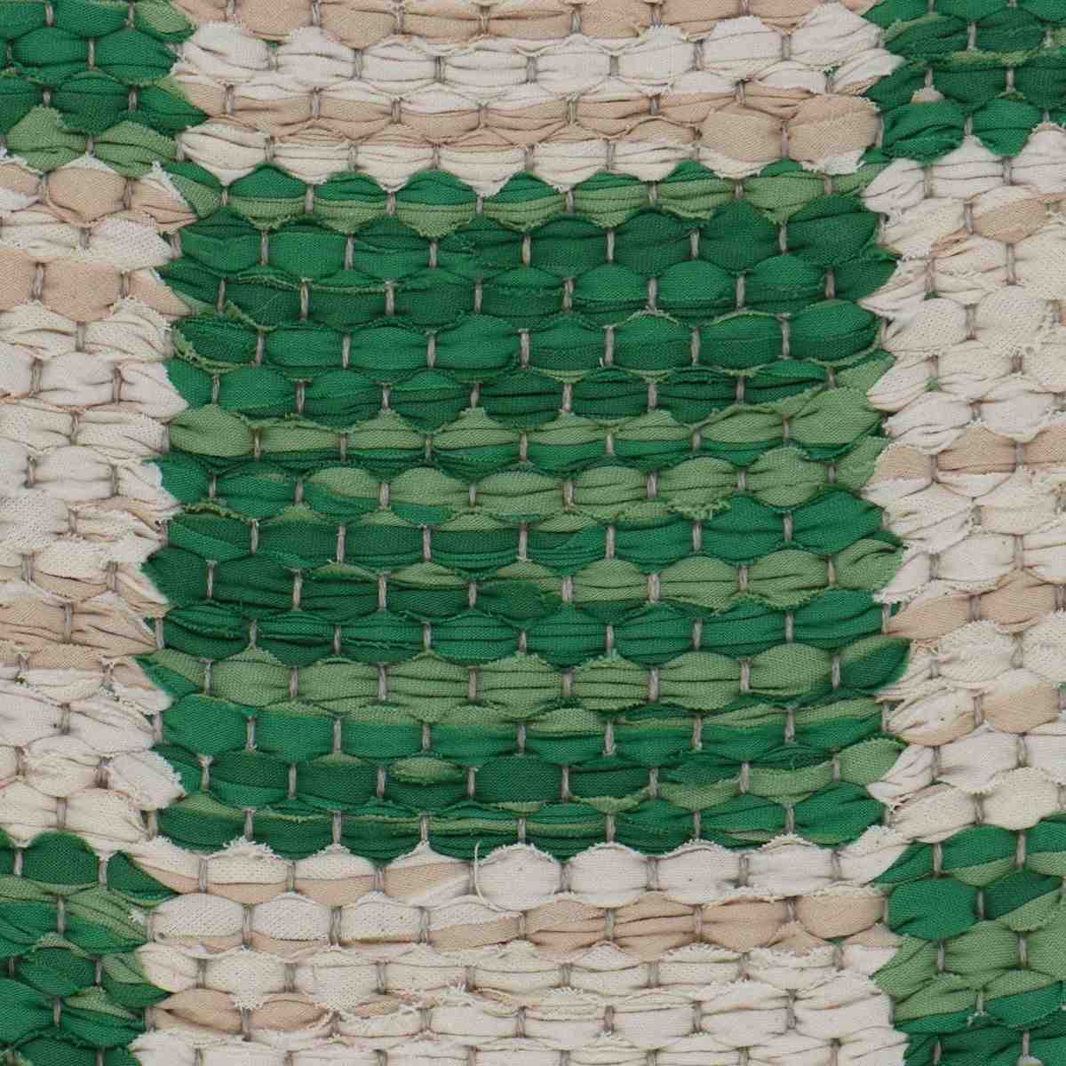 <p>Double Weave Chequered, sq 1 green mix - 420/1; 452, 447, sq 2 cream mix - 104, 104 raw, 232 on the natural yarn</p>