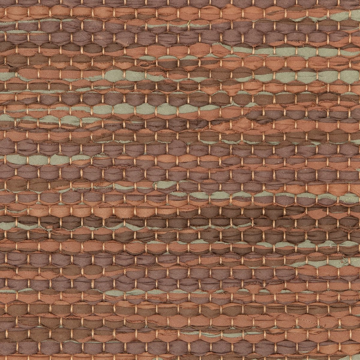 <p>Double Weave, brown mix 242, 243, 247, 221, effects in green 461 on the brown yarn</p>
