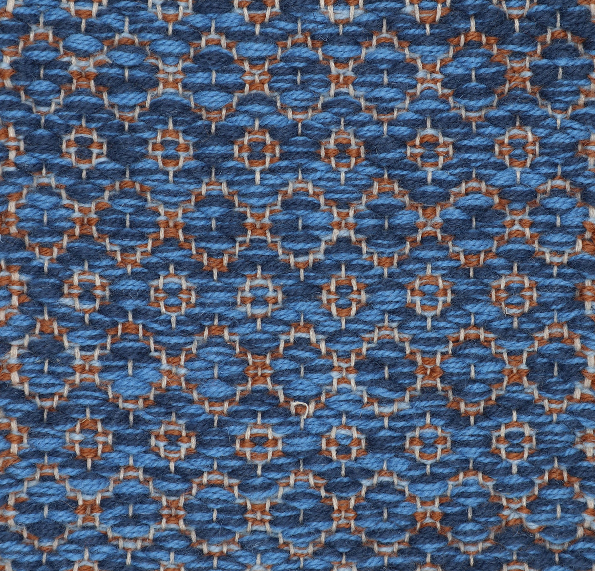 <p>Double Rosepath, main 5003, 5027, inside 8124, 5010, warp - natural linen</p>