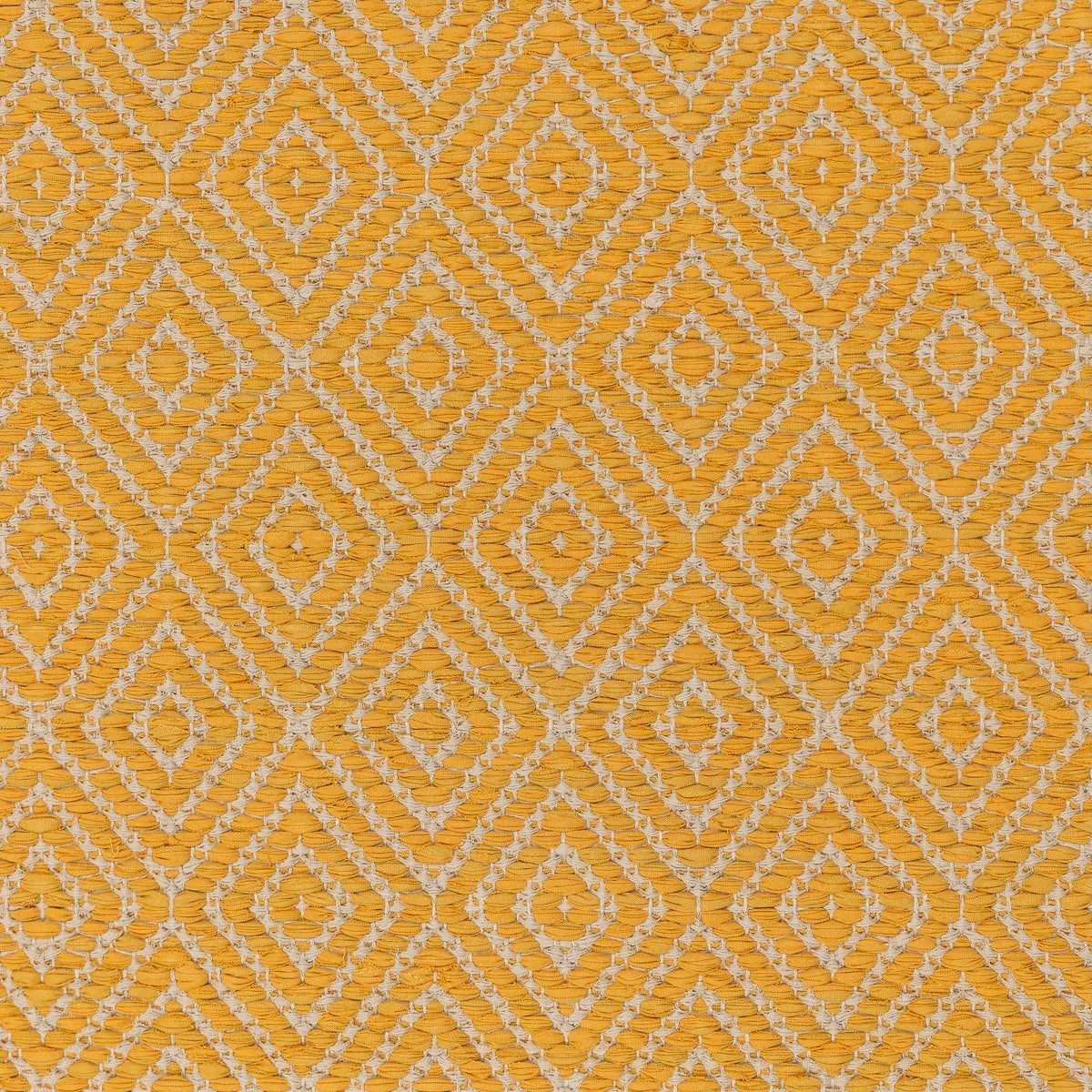 <p>Dual Diamond Twill, main yellow mix 265, 267, inside beige 2200 on the natural yarn</p>