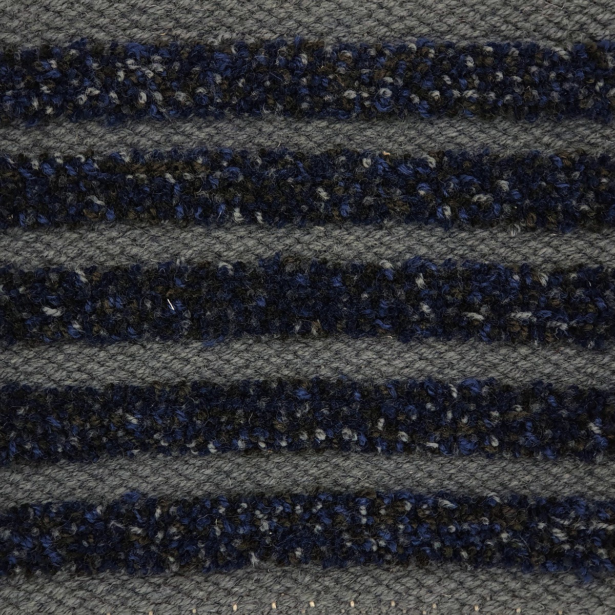 <p>Flat Tuskaft with Tuft, base in smoke gray 8053, tufting stripes in blue gray mix 5027, 8053, СН7878 on the natural yarn</p>