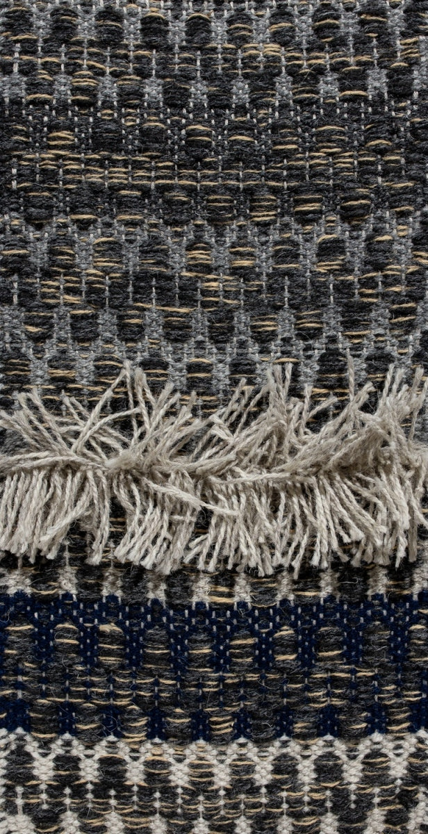 <p>Folk Zig Zag Striped with Rya, main mix 6006, CH7878, 05, inside 1) white 1023, 2) blue CH014, 3) grey 12, Rya 12, 4) 04, 5) 08, 6) 05, 8) mix 04, 08 on the natural yarn</p>
