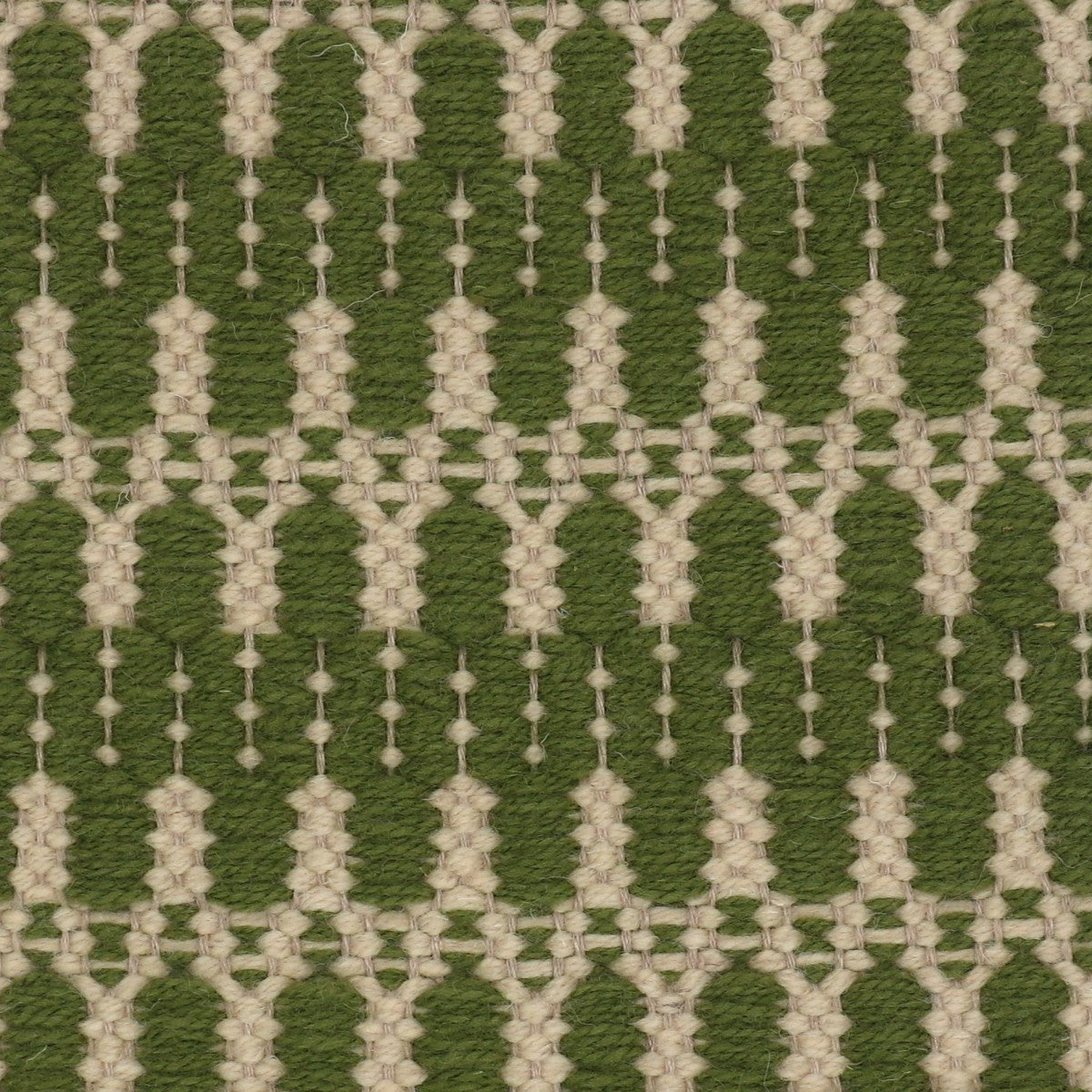 <p>Folk Zig Zag, main green CH015, inside cream 6023 on the natural yarn</p>