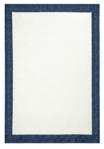 Frame Diamond Bouclé – White and Blue