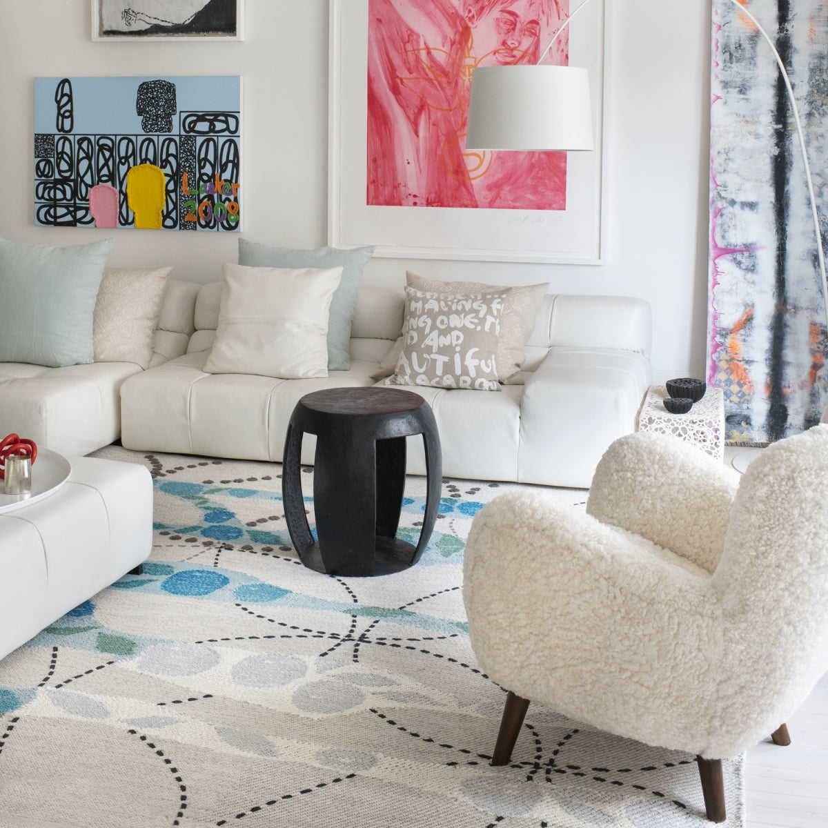 Frammento Bouclé – Turquoise