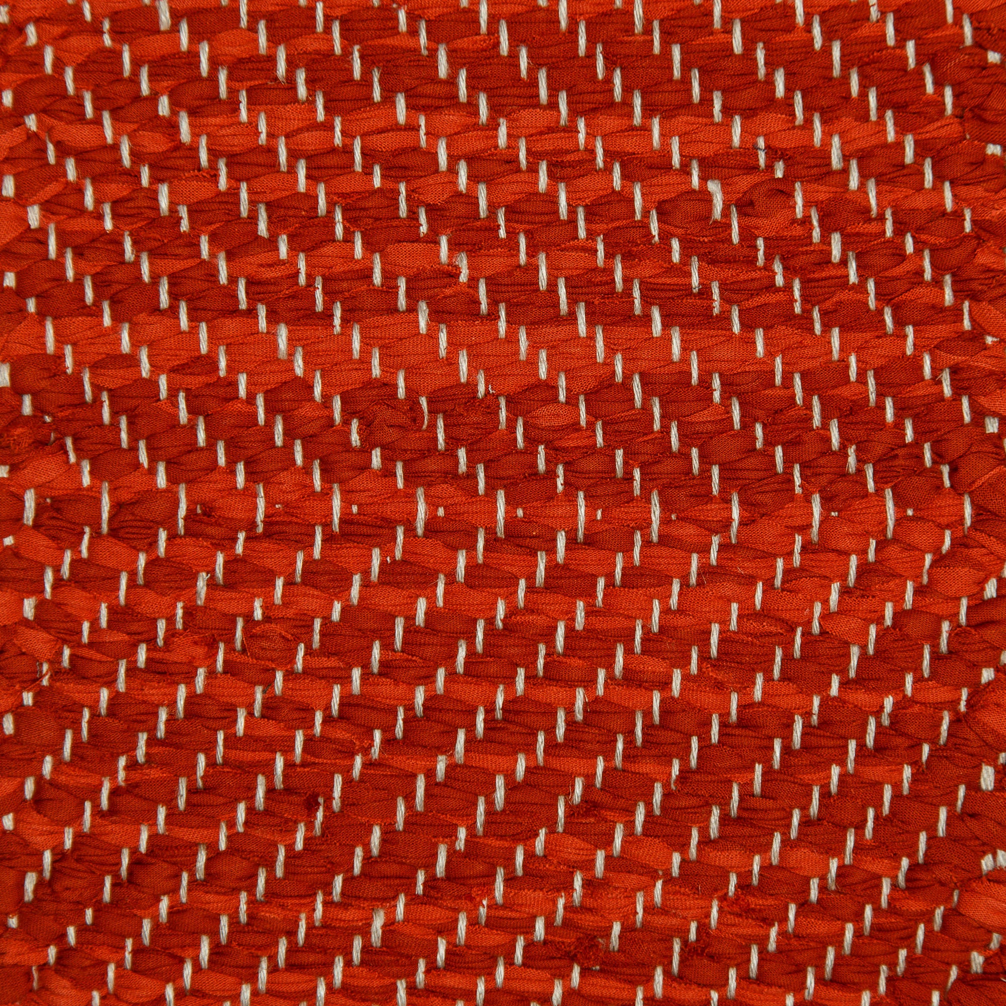 <p>Herringbone, red mix 304, 311/1 natural yarn</p>