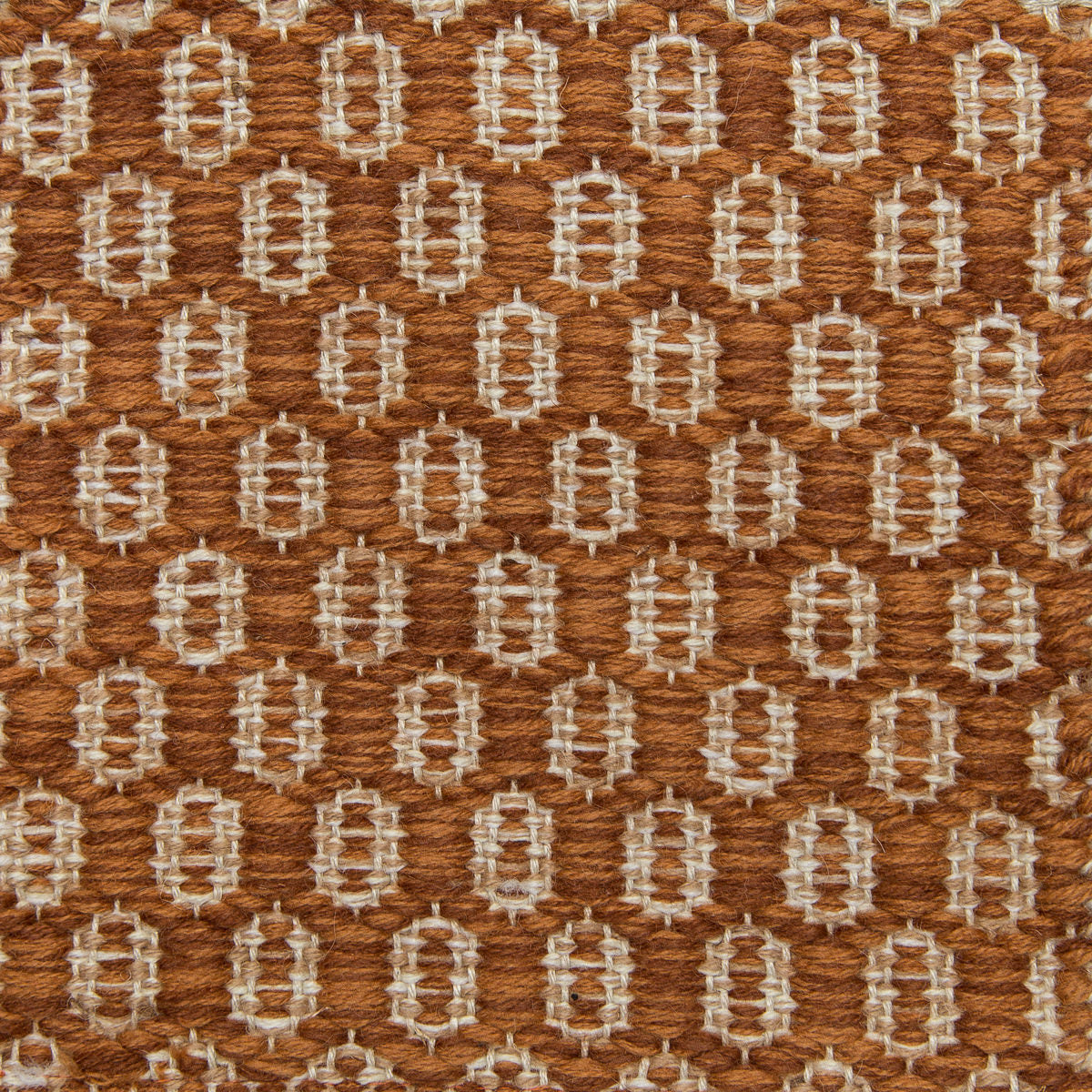 <p>Honeycombs, main brown mix 6008, 6002, inside mix of 1023, 6023, 6001 on the natural yarn</p>