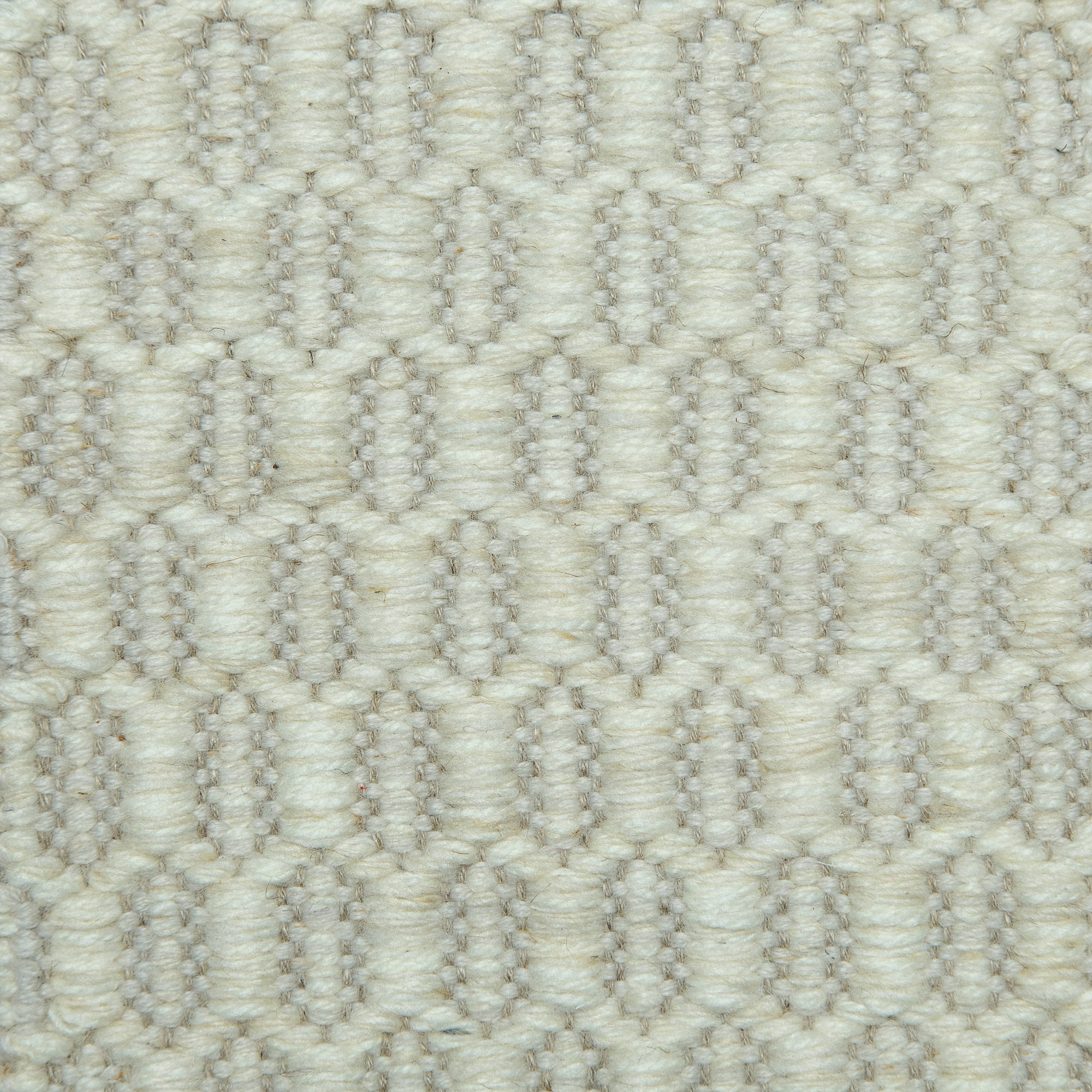 <p>Honeycombs, main white mix CH044, 06, inside white 1023 on the natural yarn</p>