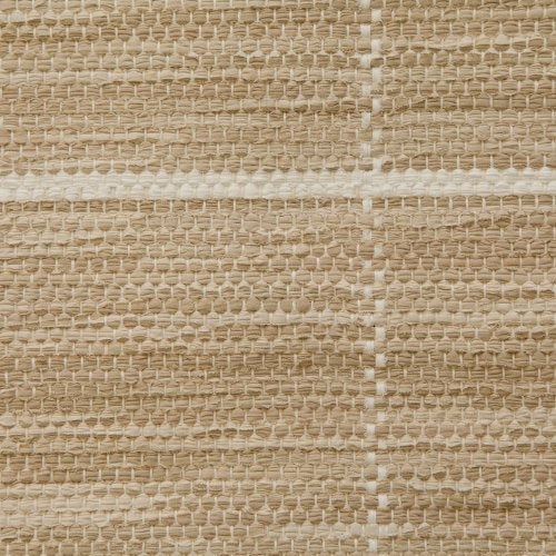 Single Weave with vertical stripes, main beige 216, offwhite 104 and stripe white 101; yarn - white <a href="/wp/wp-content/gallery/collection-natural/IMG_0217_1.jpg">Click to large</a>