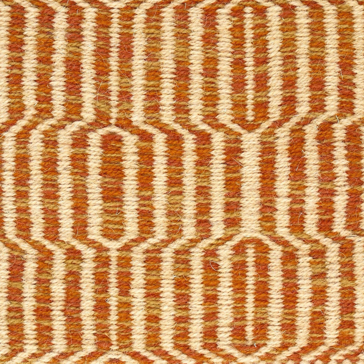 <p>Jazz, 1 row - beige 19, 2 row - auburn mix of 6005, CH018, 6008 on the natural yarn</p>