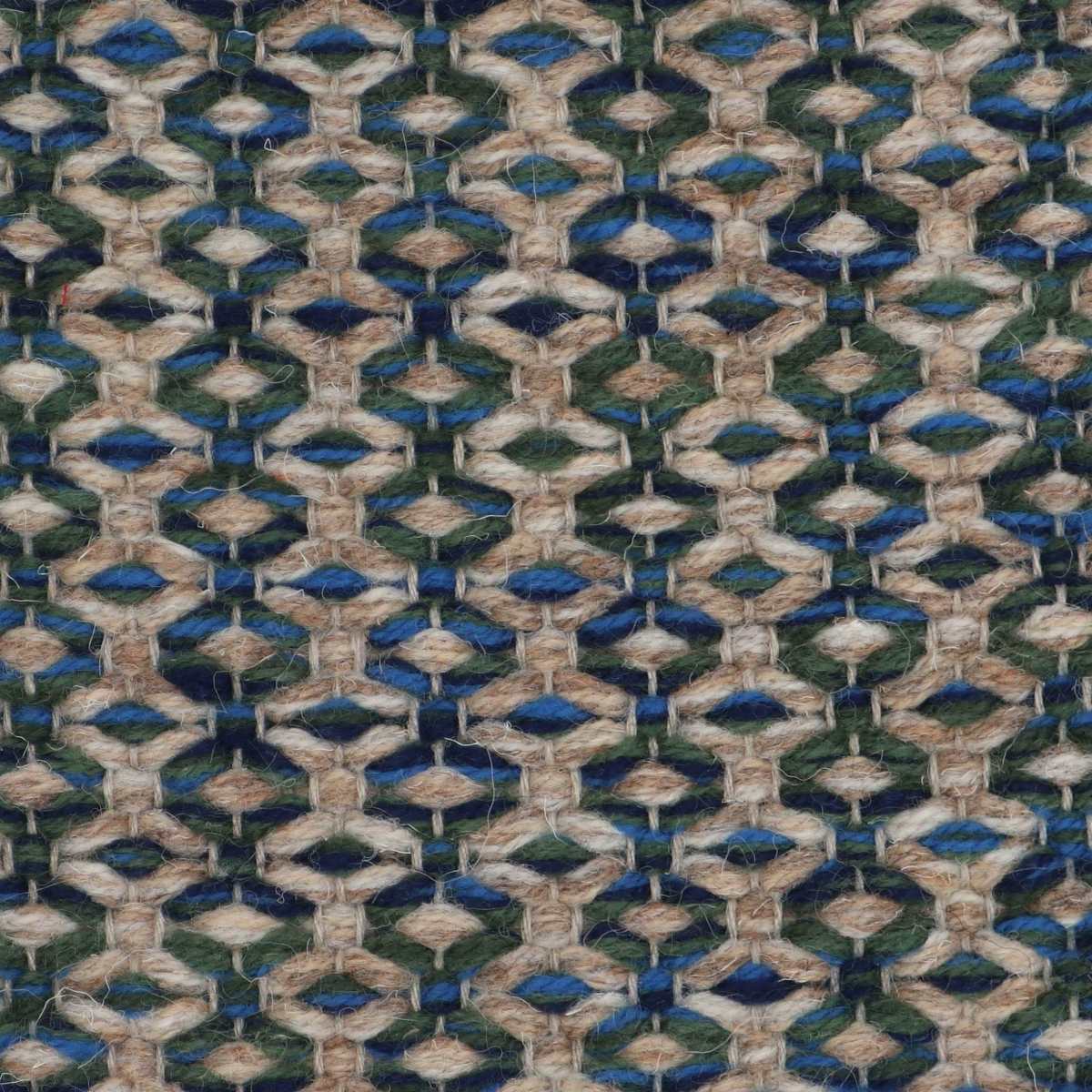 <p>Merezhka, 1 row -  blue-green mix 5004, CH014, 4011, CH017; 2 row - beige 03, 02, 12 on the natural yarn</p>