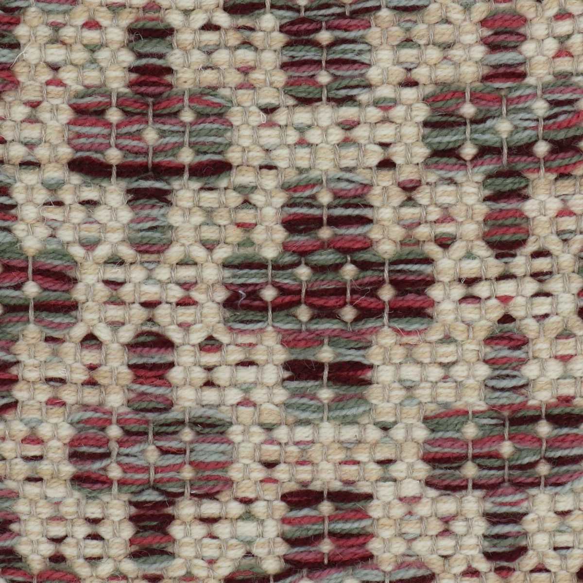 <p>Mini Flower, base cream 07, 06, cross mix CH212, CH5226, 3010, 1025, 8216 on the natural yarn</p>