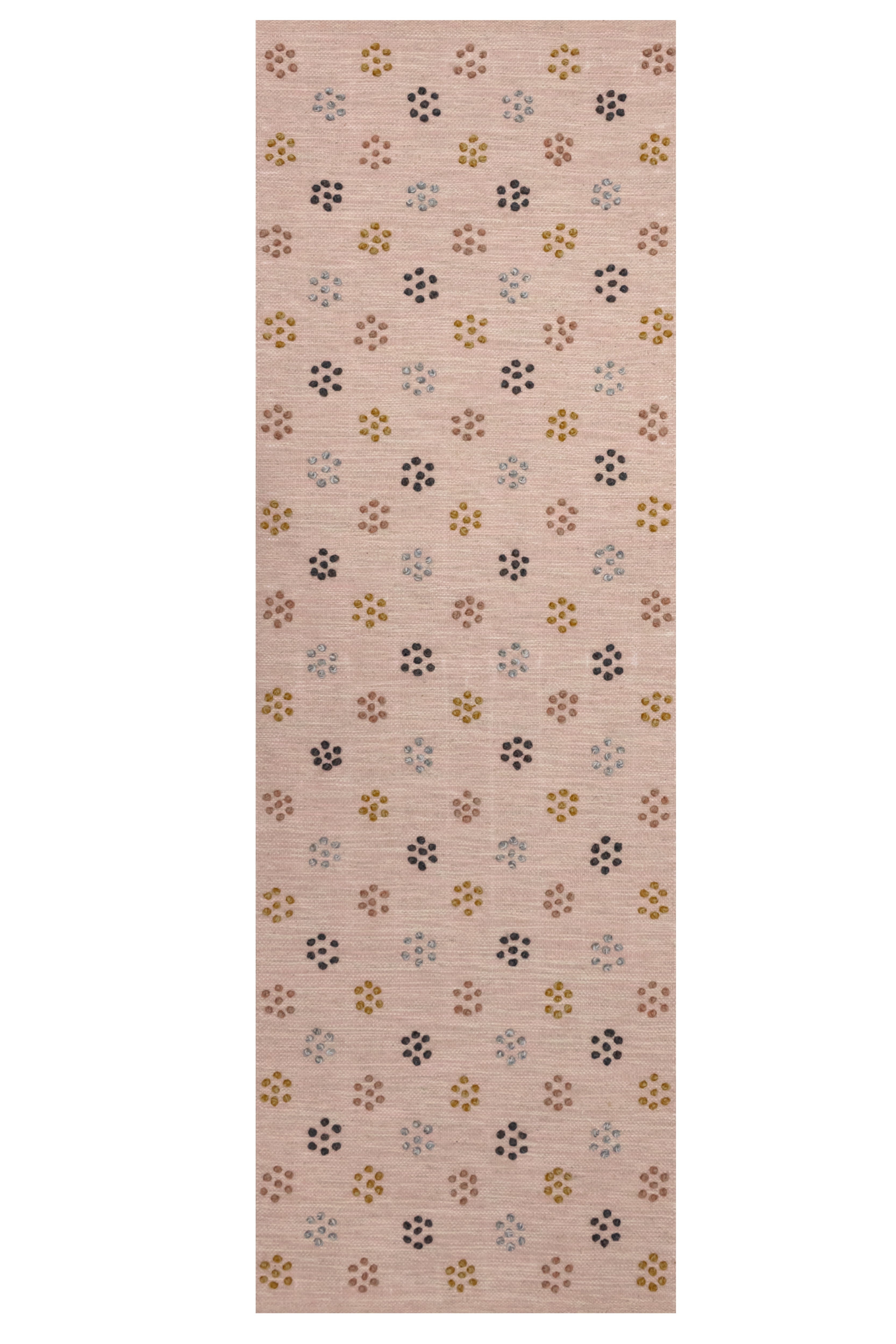 Single Weave with Flower Pearls - Pink