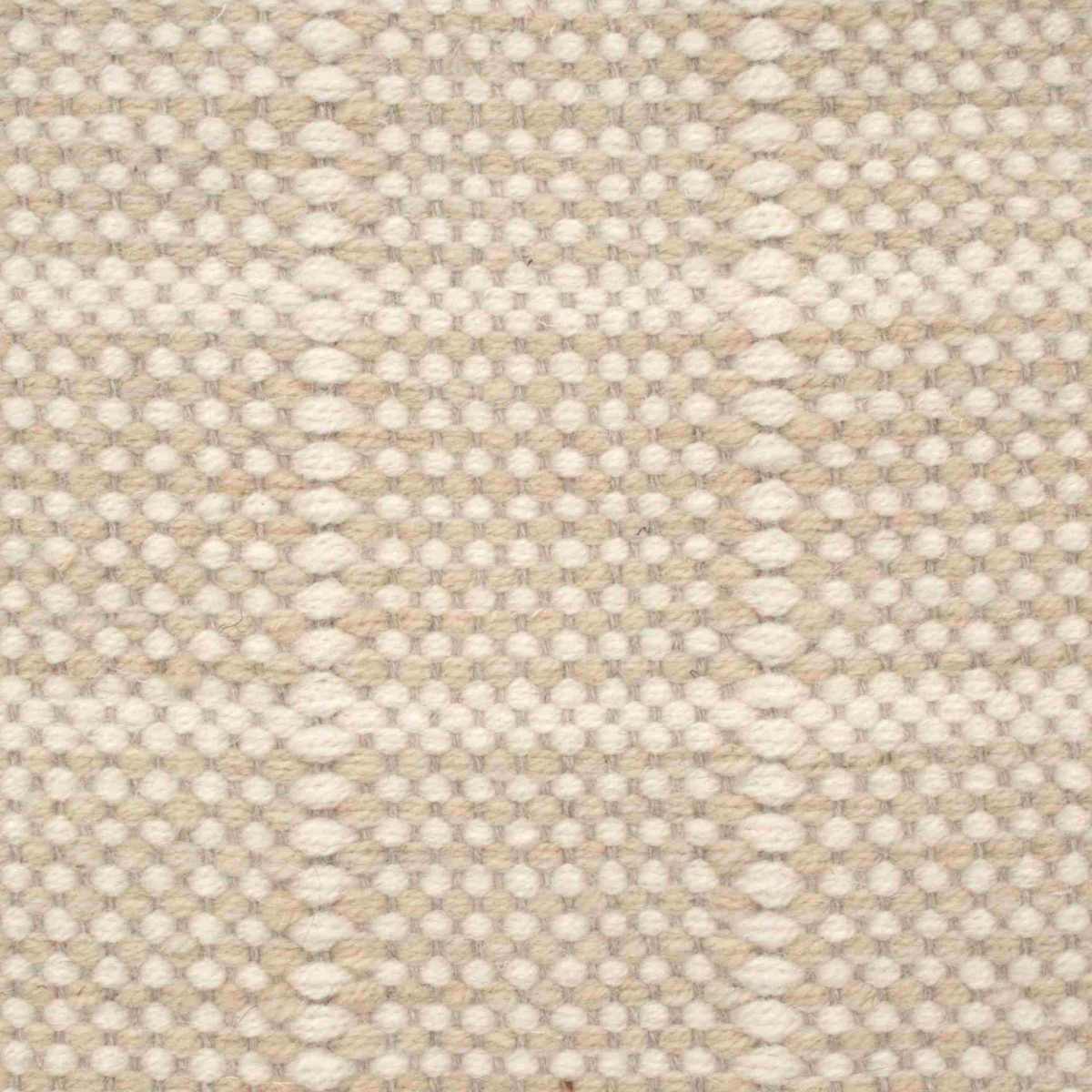 <p>Single Weave with Draell, main white 01, inside light grey 12 on the natural yarn</p>