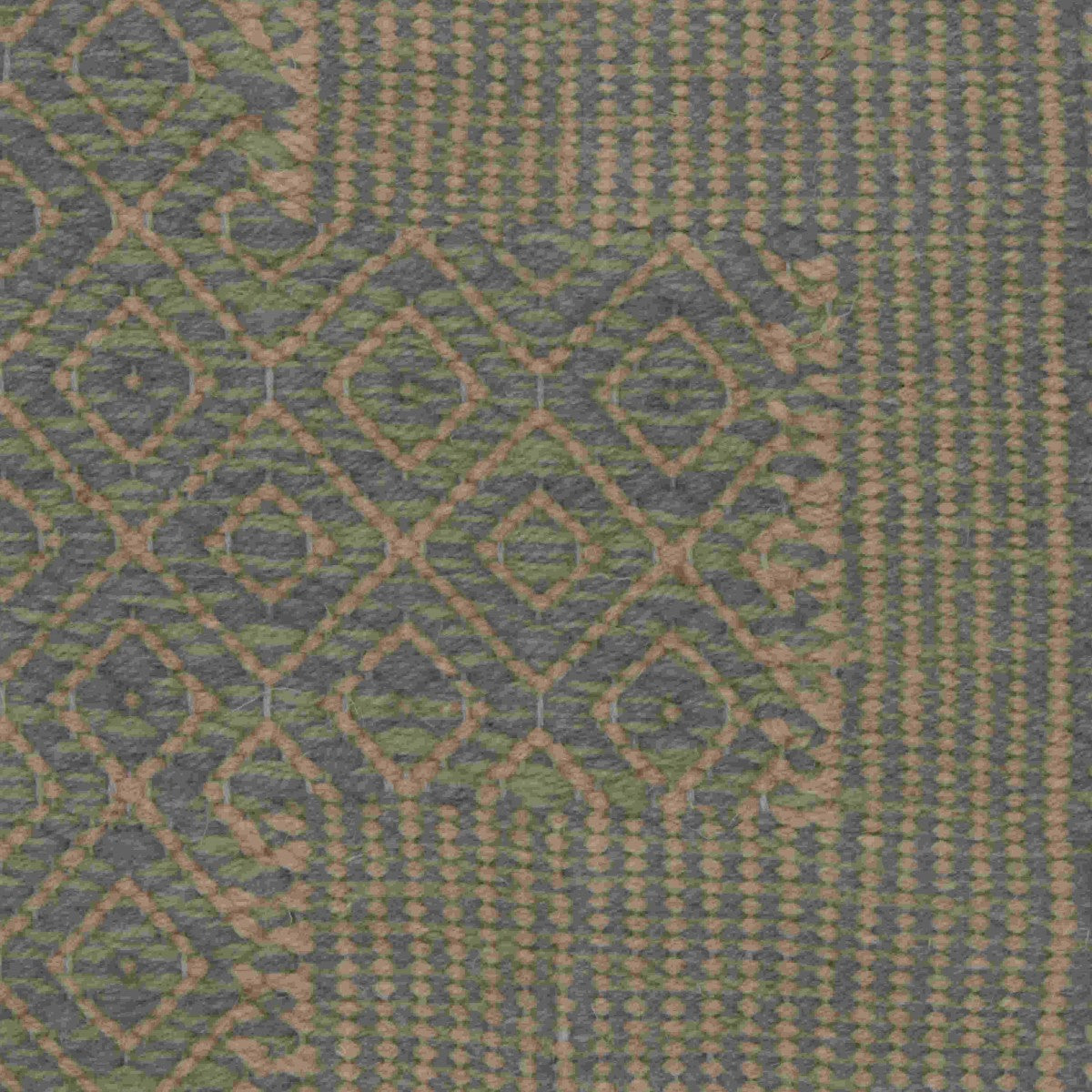 <p>Single Weave with Draell with Single Weave Tuskaft Striped Frame, main sandy mix 4012, 1025, inside 19 on the natural yarn</p>