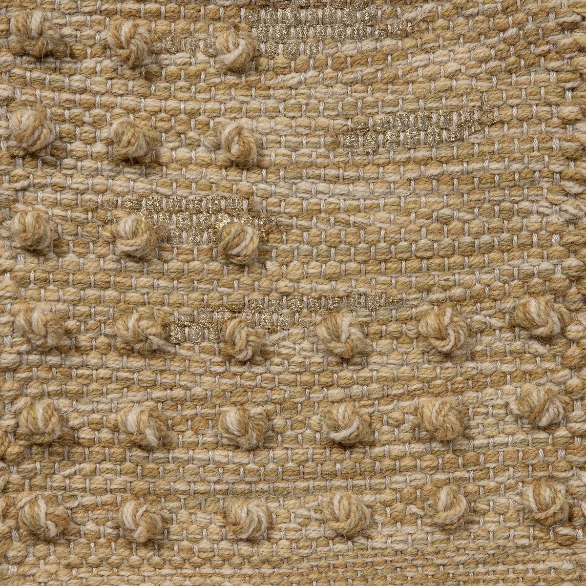 <p>Single Weave with Pearls, beige mix 4012, 6003, 6004, 07 with effects in gold brocade on the natural yarn</p>