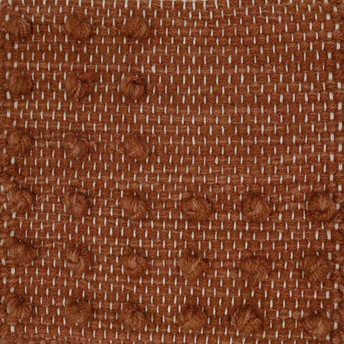 <p>Single Weave with Pearls, brown mix 6002, 6008, 8124 on the natural yarn</p>