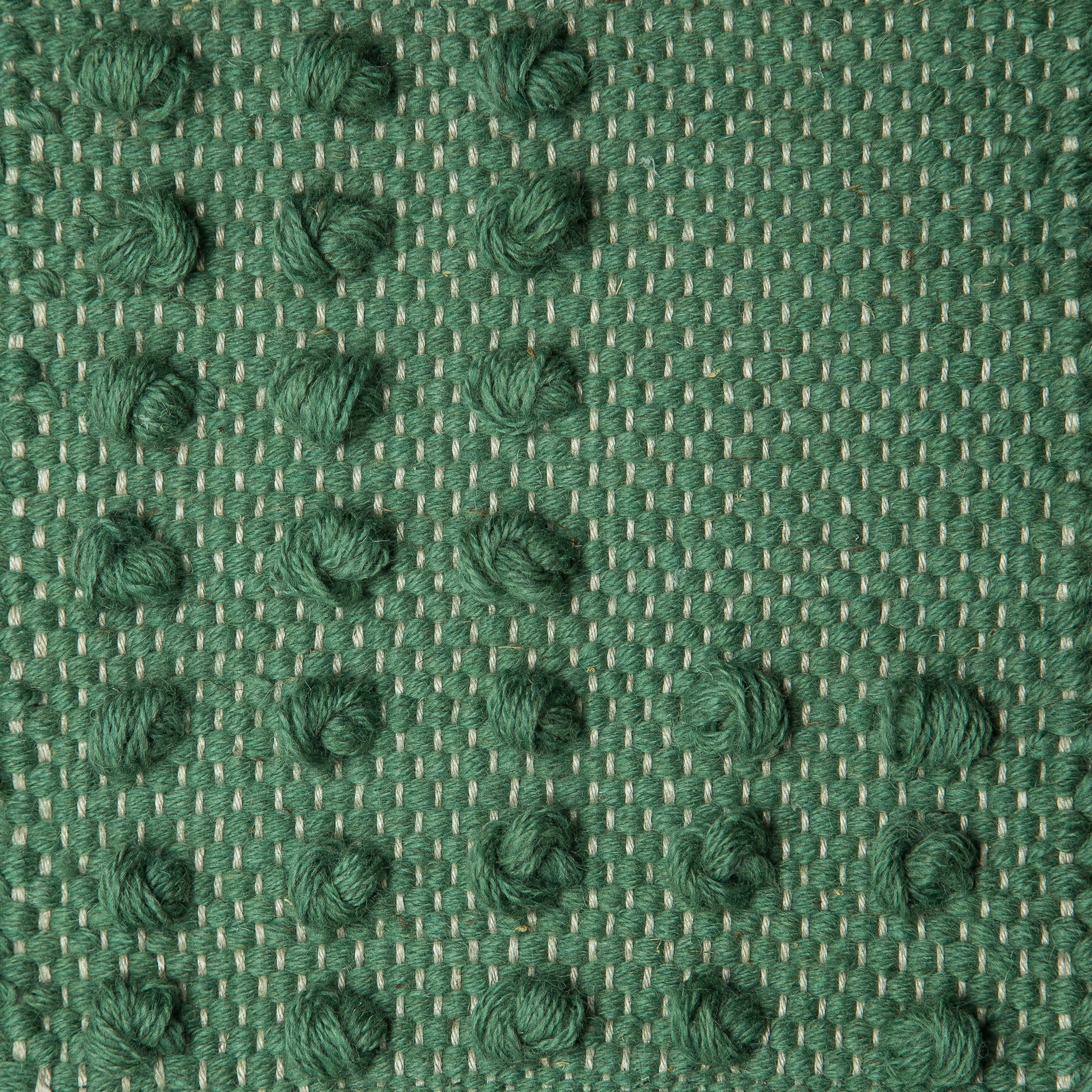 <p>Single Weave with Pearls, green 4006 on the natural yarn</p>