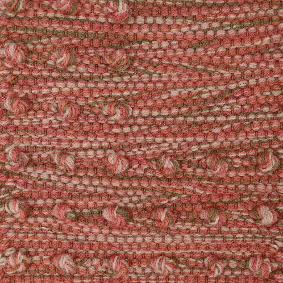 <p>Single Weave with Pearls, pink mix 8108, 8119, 8186, 8187, 03, 8197 on the brown yarn</p>