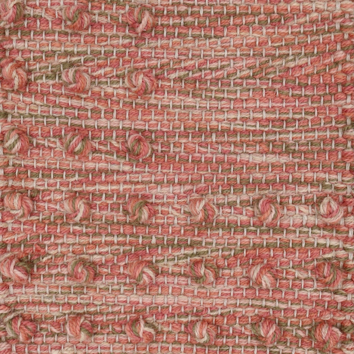 <p>Single Weave with Pearls, pink mix 8108, 8119, 8186, 8187, 03, 8197 on the natural yarn</p>