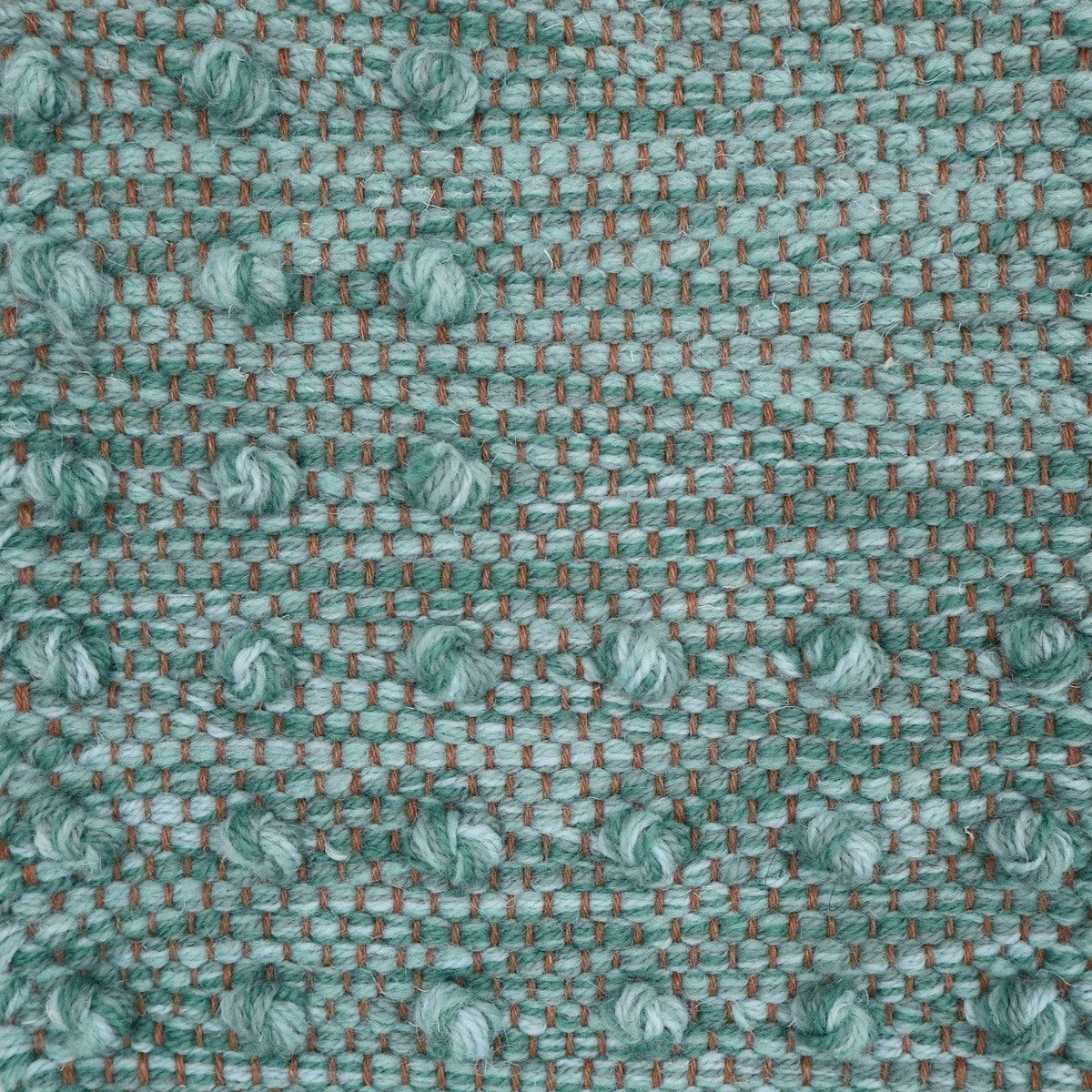 <p>Single Weave with Pearls, turquoise mix CH4400, 5012, 8200, 8235 on the brown yarn</p>