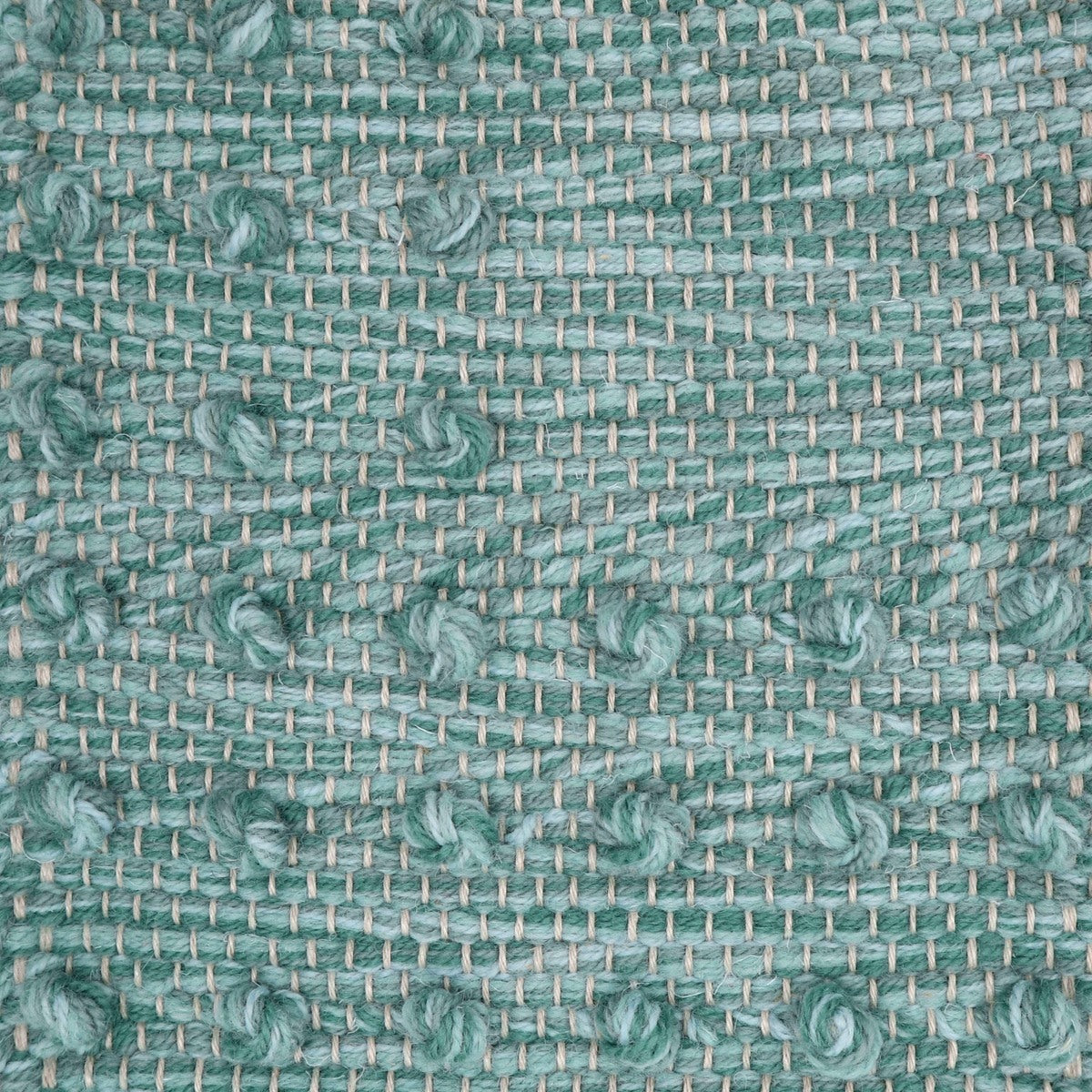 <p>Single Weave with Pearls, turquoise mix CH4400, 5012, 8200, 8235 on the natural yarn</p>