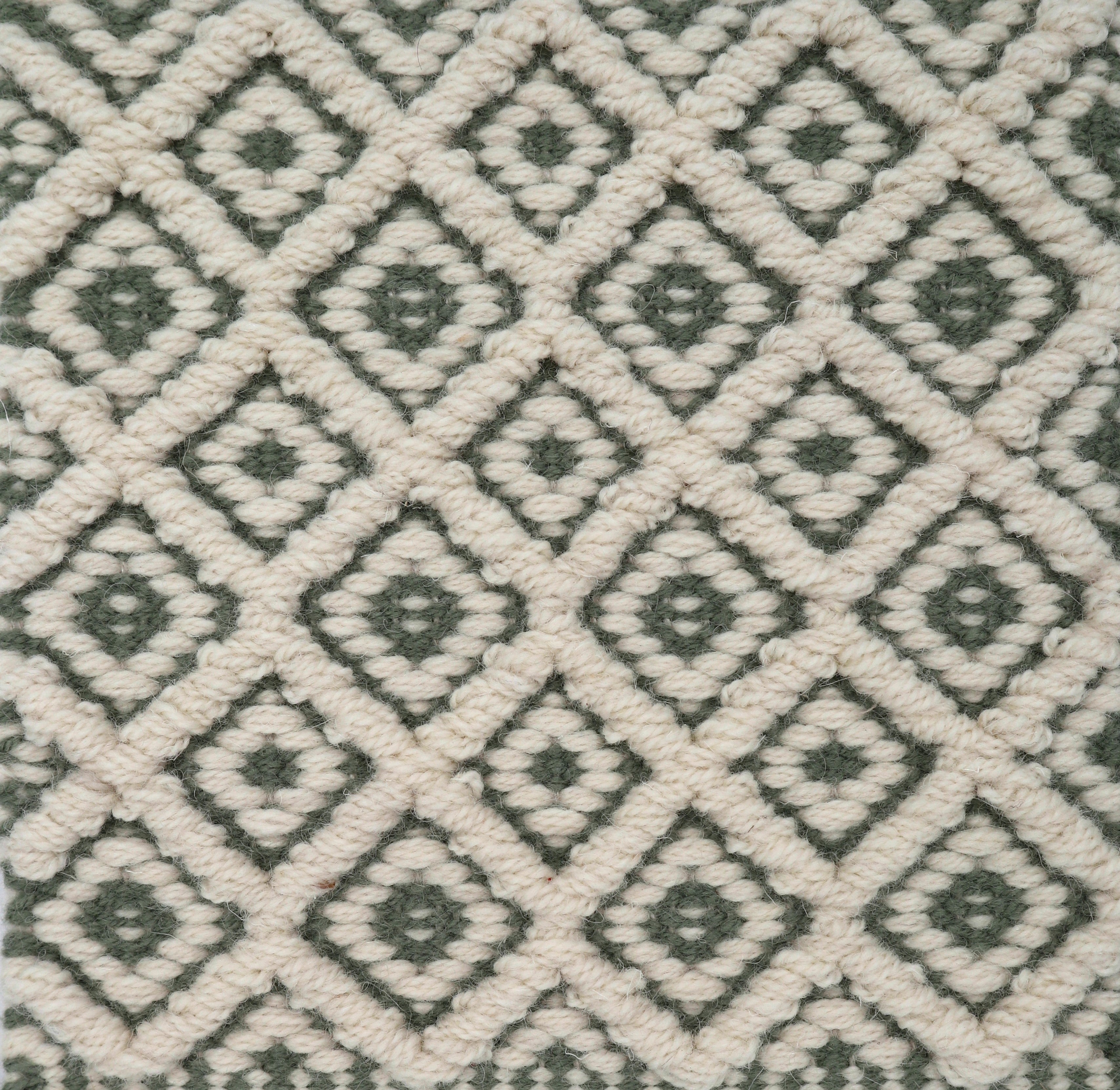 Small Diamond Bouclé – Green