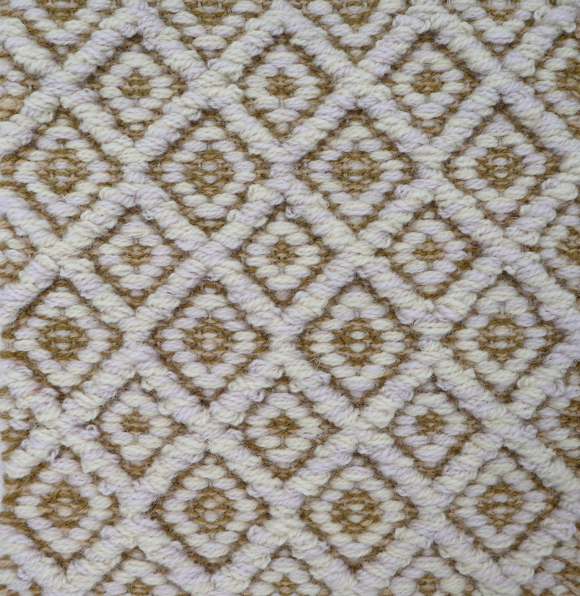 Small Diamond Bouclé – Yellow